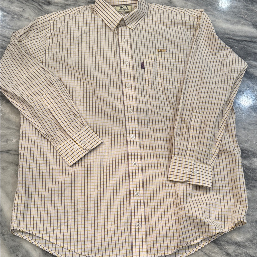 LSU Casual Button Down Shirt